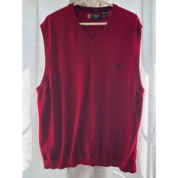 Men’s 4XB Knit Sweater Vest Pullover Sleeveless Preppy GrandpaCore Dadcore Class - Picture 1 of 6
